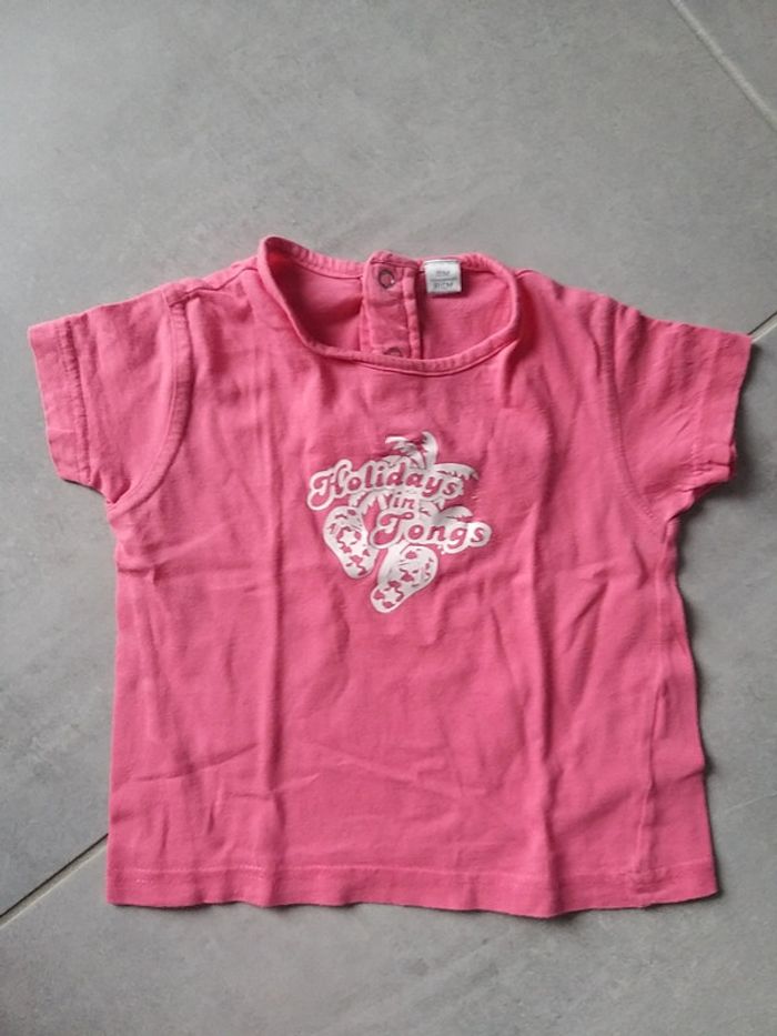 T-shirt manche courte en 18 mois