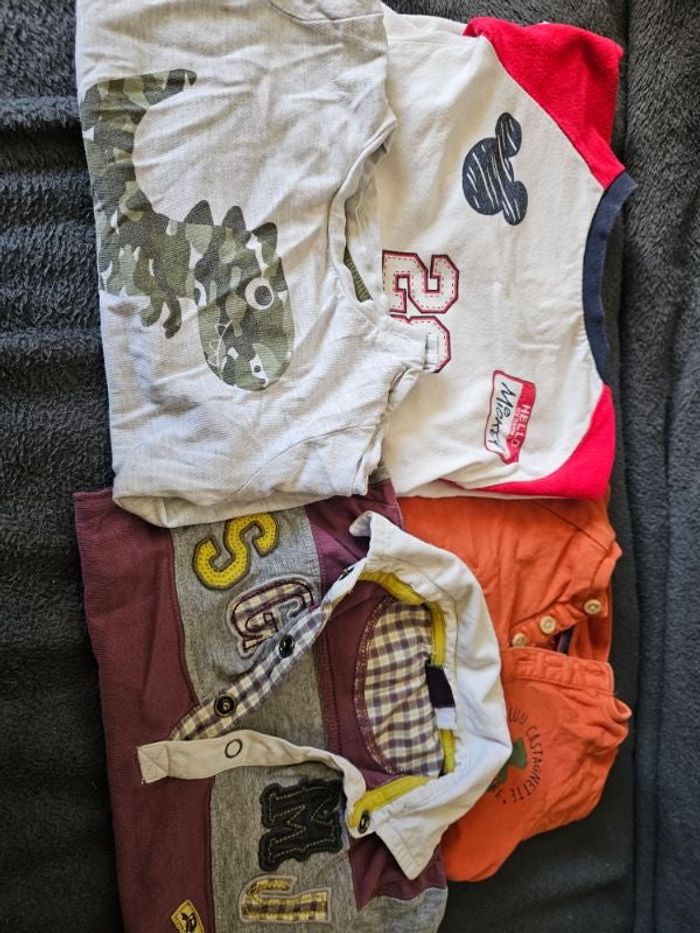 Lot tee shirt manche longue