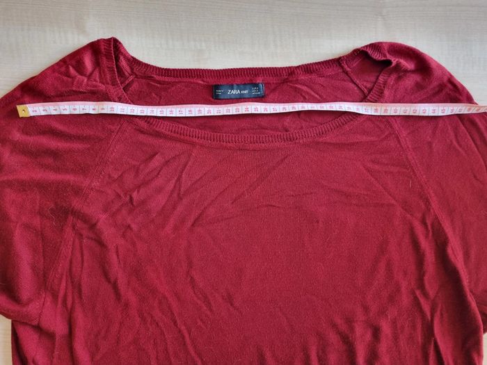 Pull Zara Bordeaux taille S - photo numéro 5