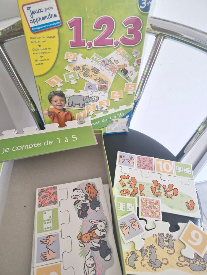 Lots de 3 jeux pour apprendre maths et francais - photo numéro 2