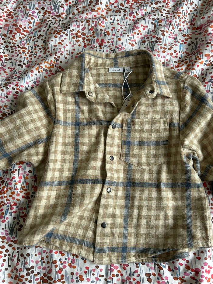 Chemise carreaux chaude