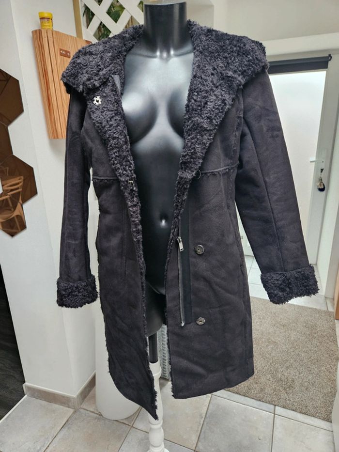 Yessica Manteau chaud noir taille S