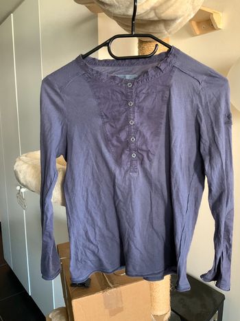 Haut manches longues lilas Zadig et Voltaire 10-12 ans état satisfaisant