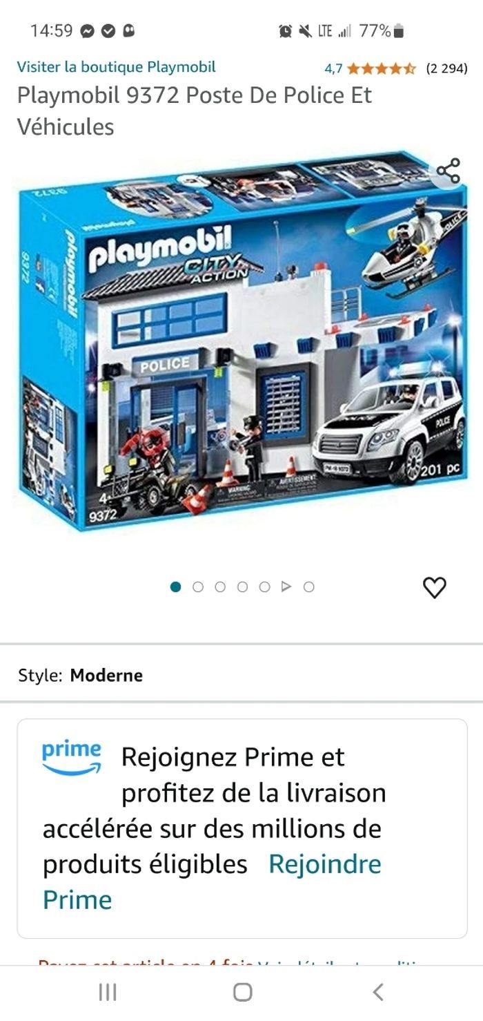 Playmobil 9372 Commissariat de police. - photo numéro 3