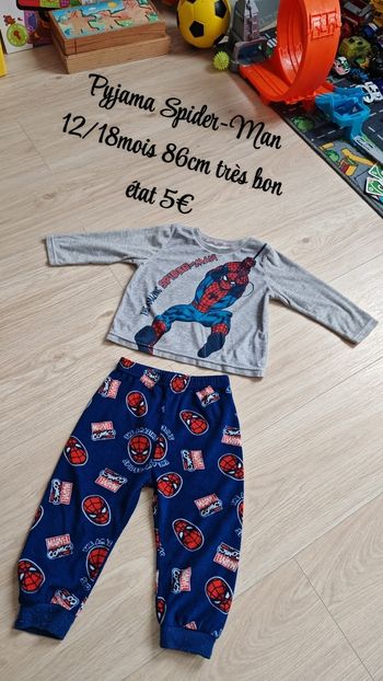 Pyjama Spider-Man 12/18mois 86cm 