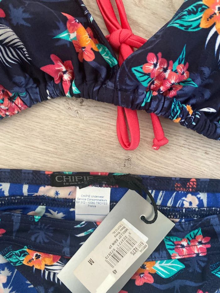 Maillot de bain, bikini, marque chipie, taille M 14 16 ans neuf - photo numéro 4