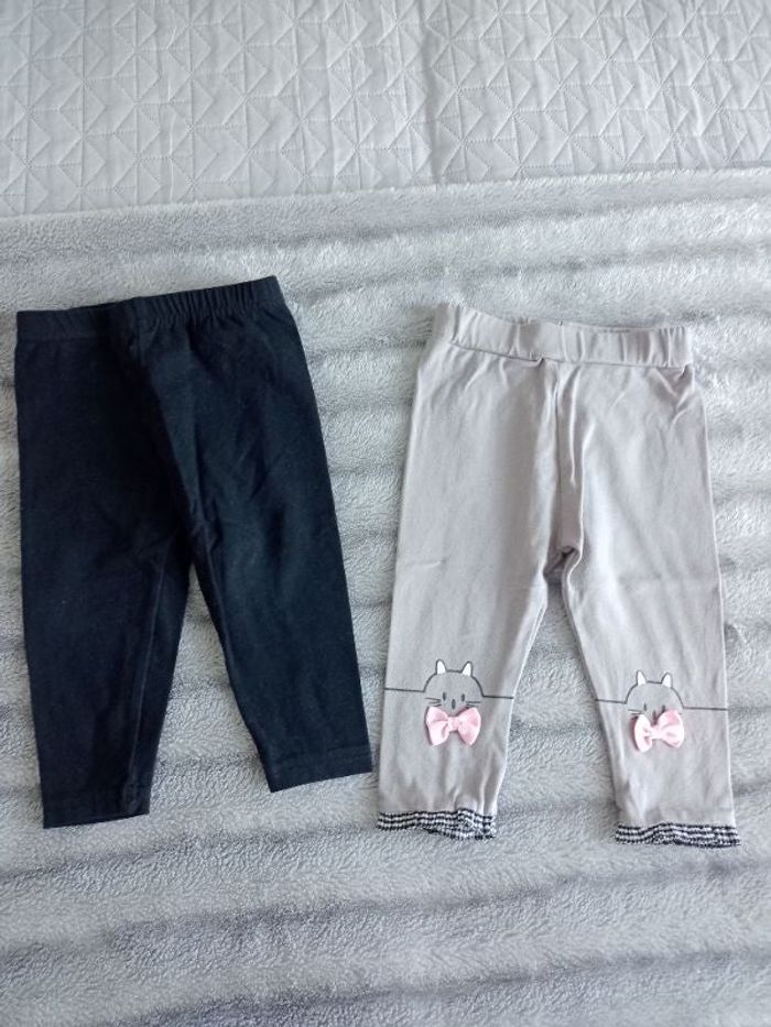 Lot de deux leggings