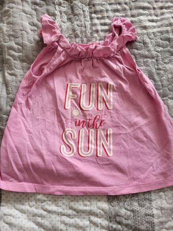 Débardeur rose vertbaudet