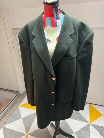 Blazer vintage en laine et cachemire Claudio Conti Taille XL