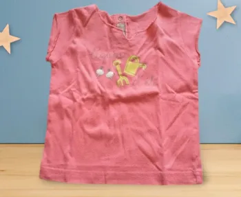 Tee-shirt fille 12 mois en bon état Mini Adélie