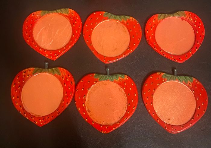 Set de 6 sous-verres fraises 🍓 - photo numéro 4