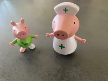 Peppa Pig et George docteur