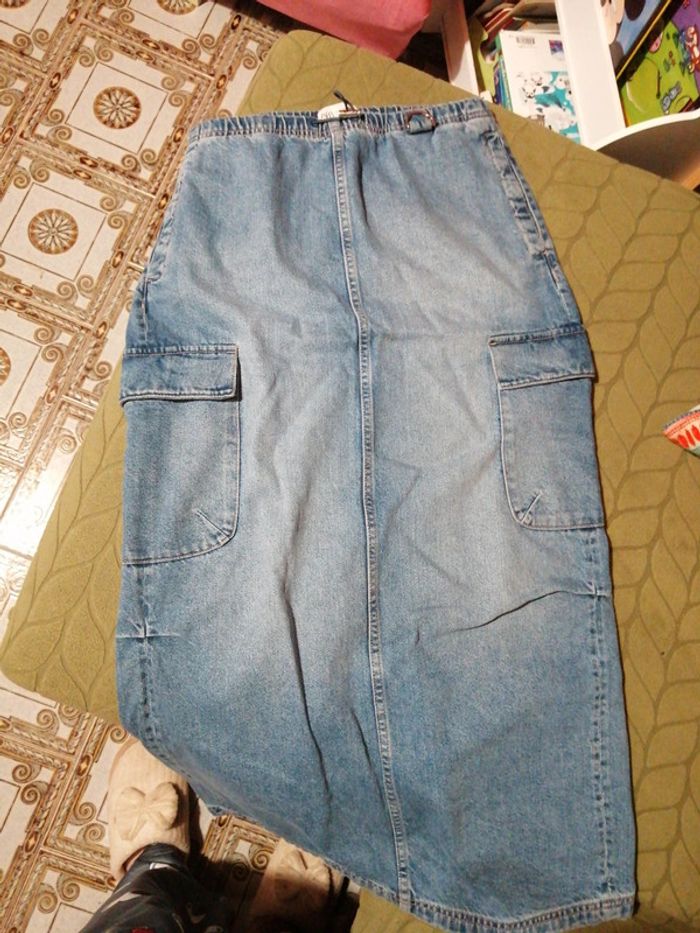 Jupe longue en jean zara - photo numéro 2