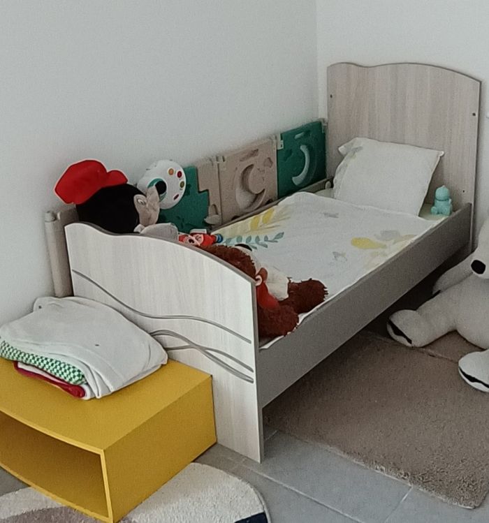 Chambre évolutive bébé enfant (armoire, commode table à langer, berceau lit, matelas) GALIPETTE EMILE - photo numéro 6