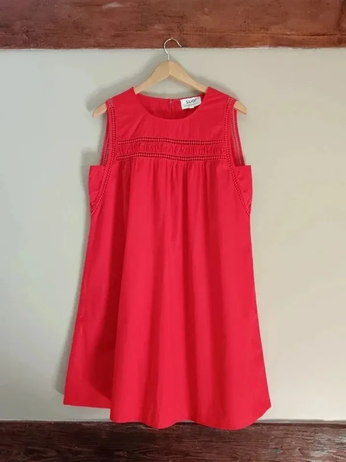 Robe ample rouge Sud Express - photo numéro 2