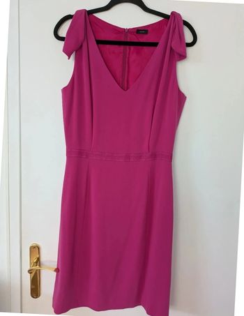 Robe de cocktails droite sans manches Joseph