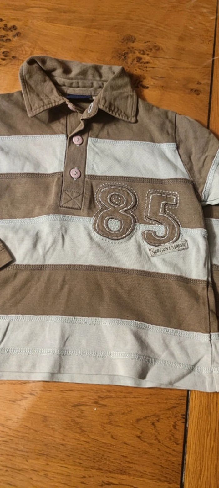 Polo manches longues sergent major 3 ans - photo numéro 2