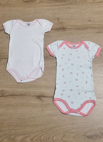 Lot bodies Petit Bateau 12 mois 🌸