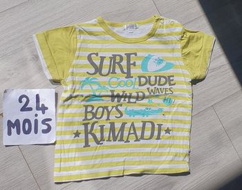 Maillot t-shirt 23mois garçon