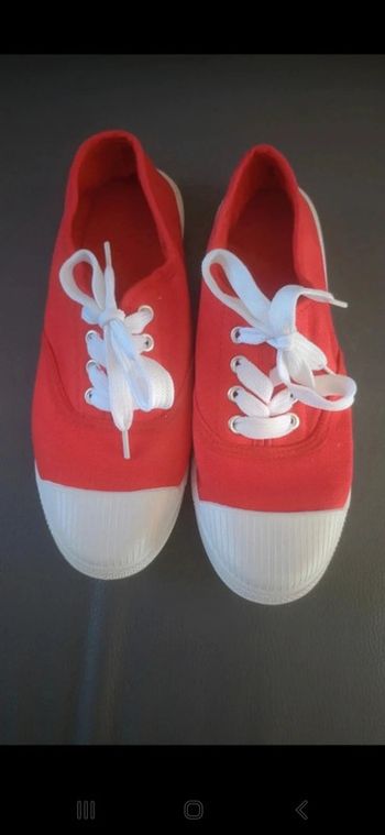 Chaussures tennis rouge taille 38