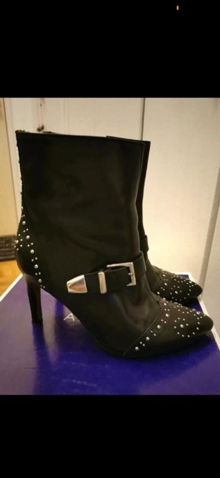 Bottines sur talons Cuir Véritable