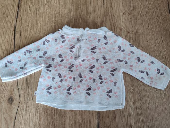 Pull bébé fille obaibi 3 mois - photo numéro 2