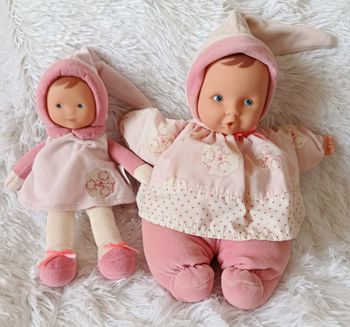 Lot de 1 Poupons Babipouce- une poupée miss rose Corolle fleur de coton