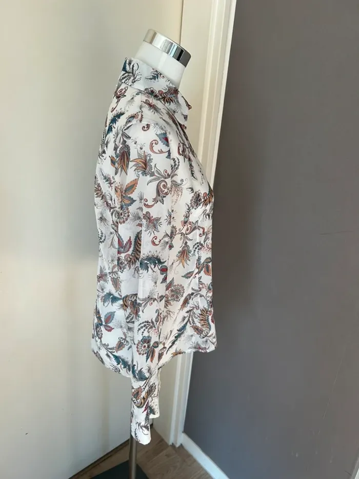 Liu Jo chemise haut voilée imprimée multicolore taille 38 - photo numéro 6