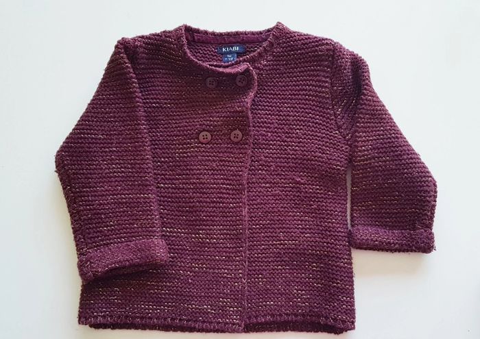Gilet bordeaux Kiabi 9 mois