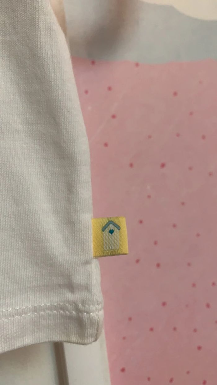 Tee-shirt MC Sergent Major Crème et Jaune 1M - photo numéro 4