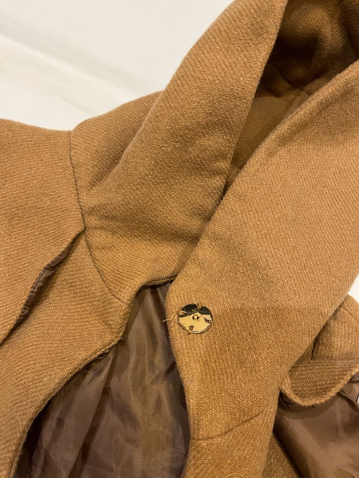 Veste manteau camel zara basic taille XS/34 - photo numéro 6