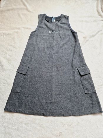 Robe grise chaude alphabet 12 ans