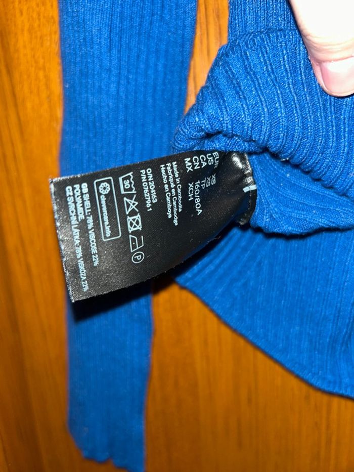 Col roulé bleu - photo numéro 4