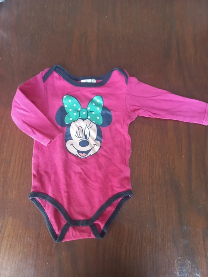 Body minnie Disney 12mois 74cm
