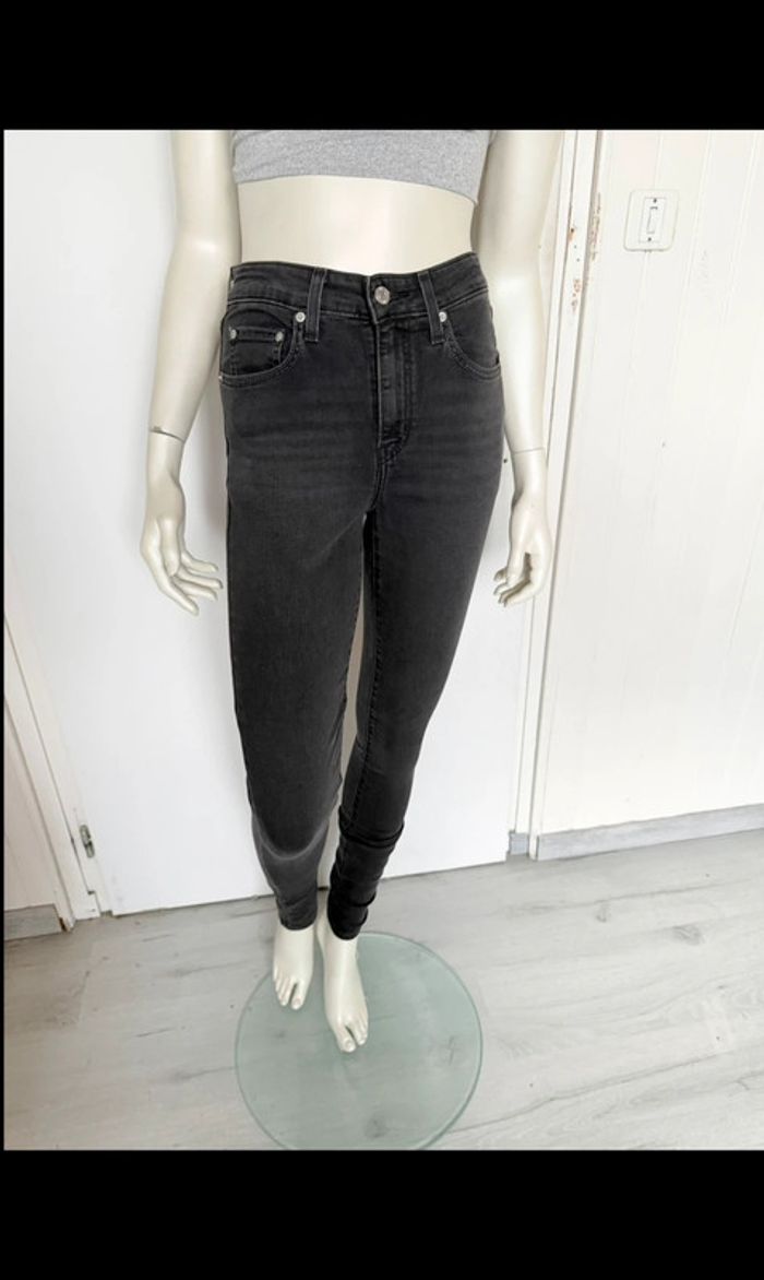 Jean Levi’s 721 High-Rise Skinny – Taille 26/32 – noir – Neuf avec étiquette - photo numéro 12