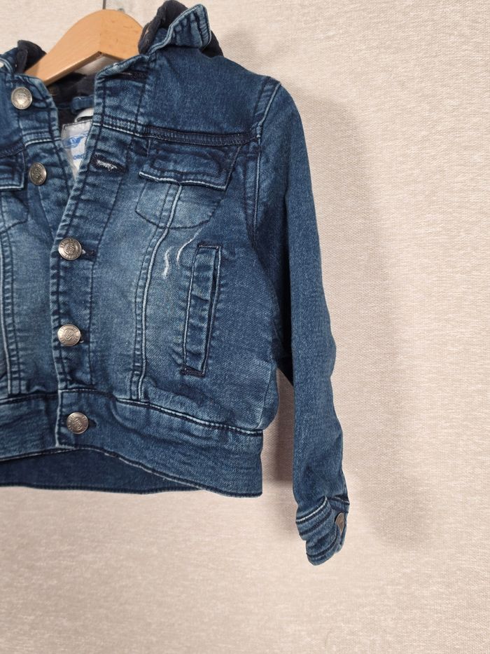 Veste en jean avec capuche orchestra 3 ans 98 cm - photo numéro 4