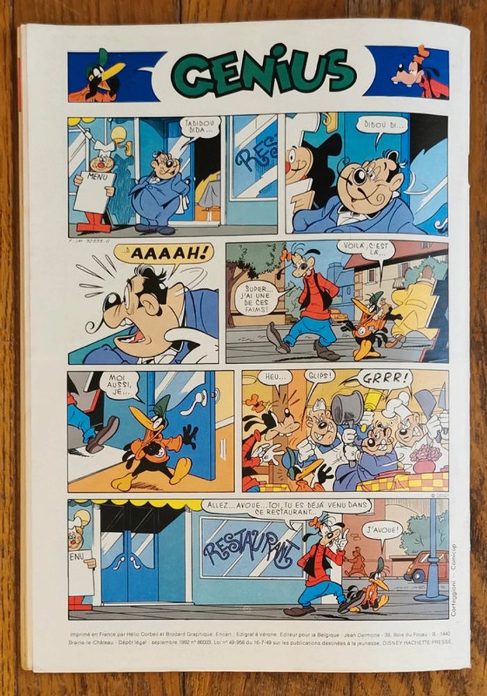 Ancien journal de mickey spécial Michael Jackson avec bd vintage - photo numéro 19