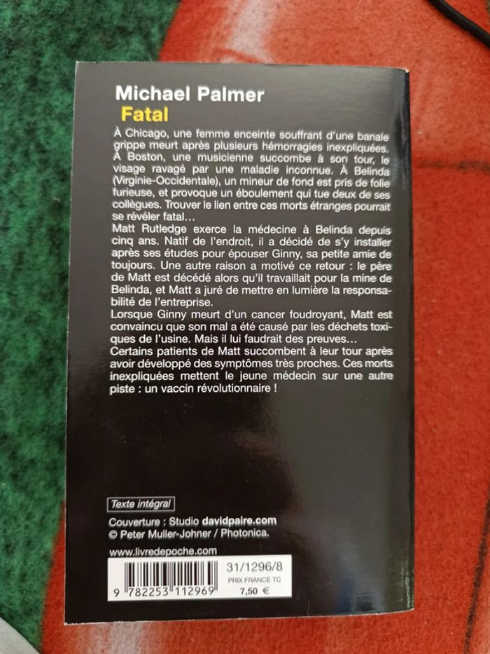 Fatal - Michael Palmer - photo numéro 2