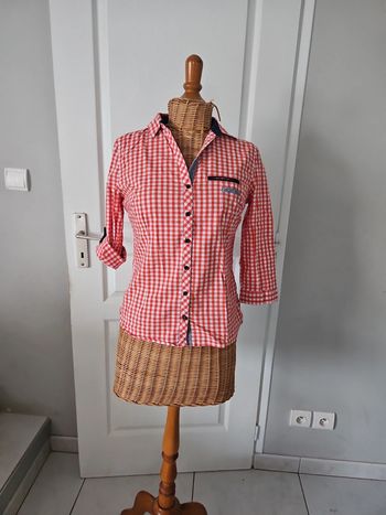 Chemisier femme manches 3/4 cache cache taille M u45