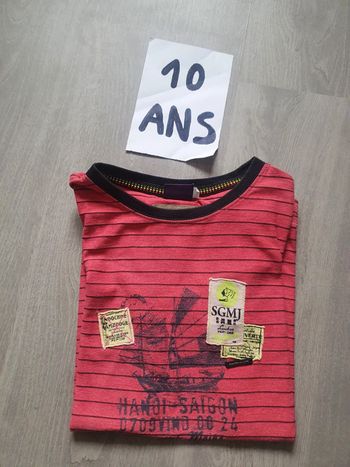 Maillot t-shirt 10ans