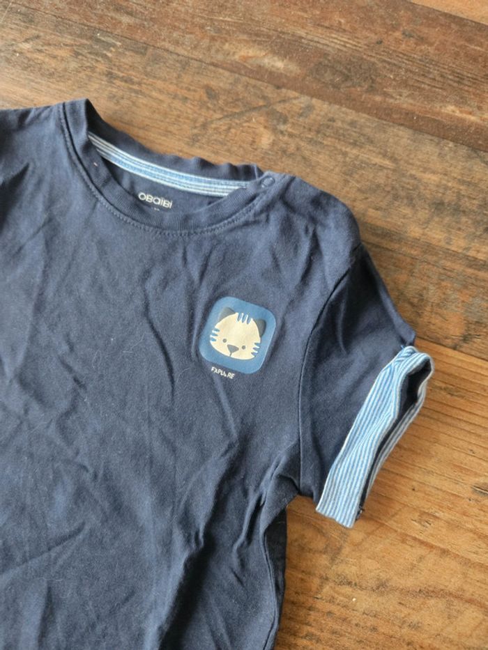T-shirt bébé garçon Obaïbi 18mois - photo numéro 2