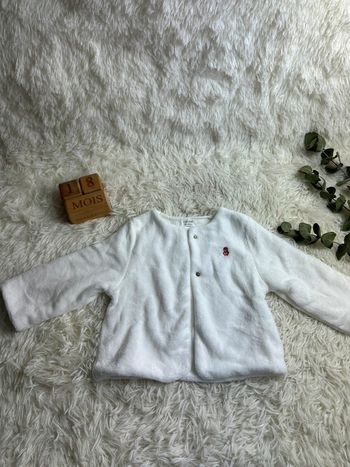 Gilet en sherpa obaibi taille 18 mois