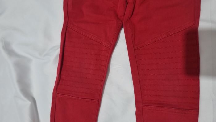 Pantalon Biker Rouge Vif pour Enfant - Taille 5 ans