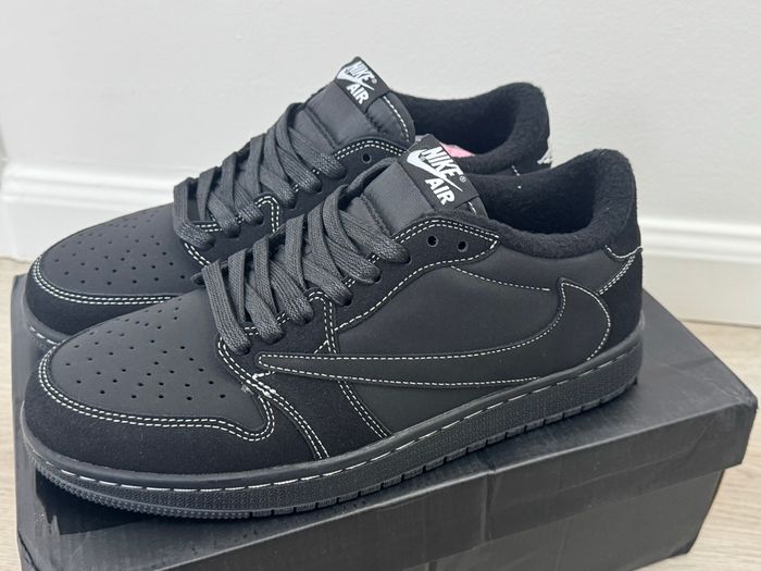 Travis Scott x Air Jordan 1 Low OG SP ‘Black Phantom’ Unfading Sneake - photo numéro 3