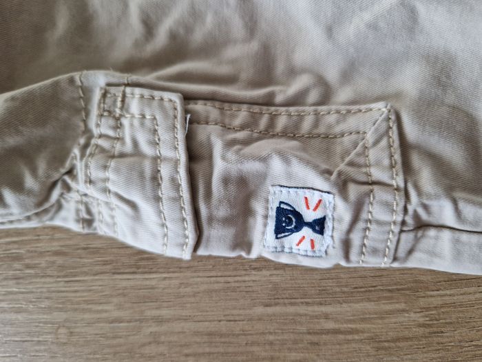 Pantalon Cargo Bébé Garçon Beige/Crème Gémo - 6 mois - photo numéro 2