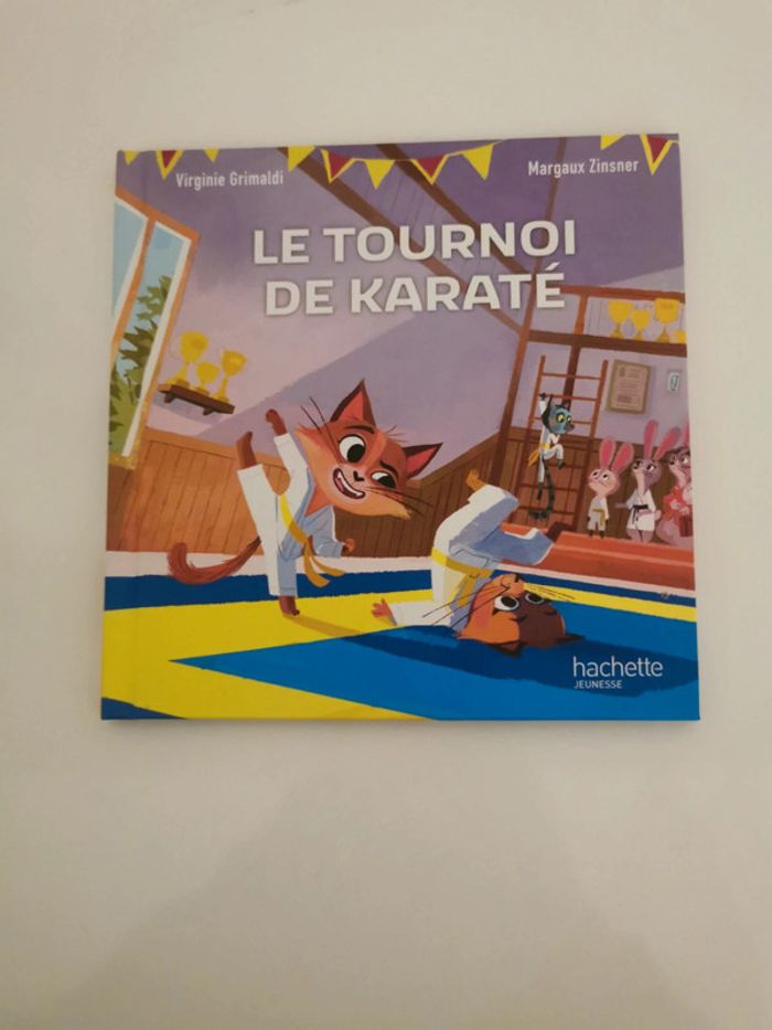 Livre hachette jeunesse esprit sportif le tournoi de karaté