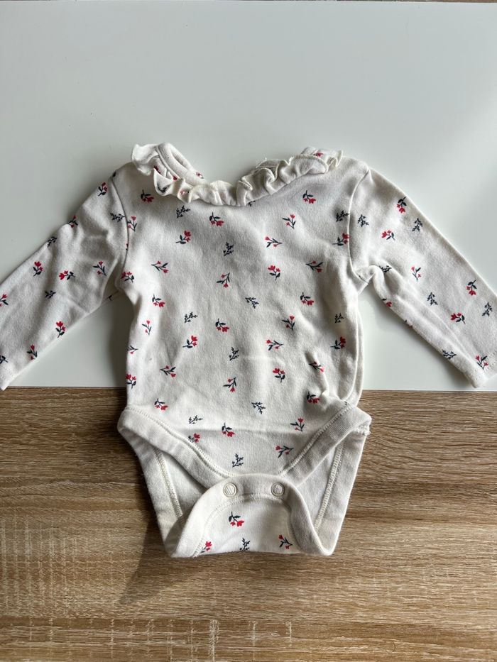 Lot bodies manches longues fille 1 mois - photo numéro 9
