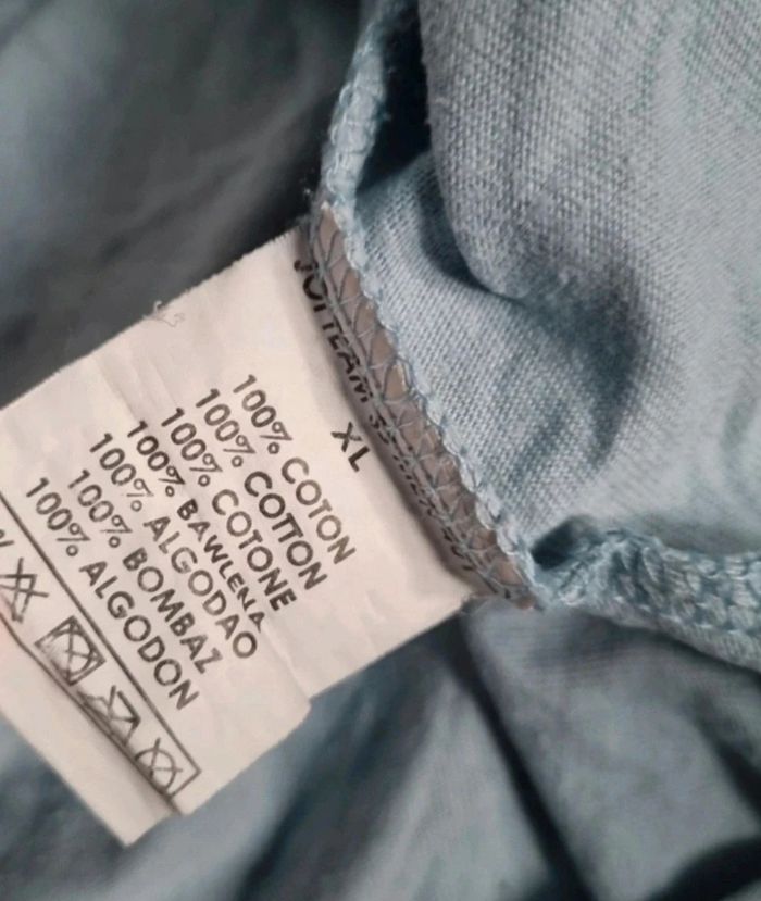 T-shirt bleu ciel Geographical Norway taille Xl - photo numéro 8