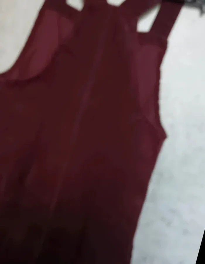 🌟 Robe salopette en velours – 11-12 ans / 152 cm - photo numéro 2