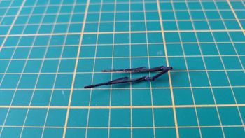 Essuie-glace pièce détachée miniature Bburago burago Porsche 911 Carrera 1993 rouge 1/18 1/18e 1/18è